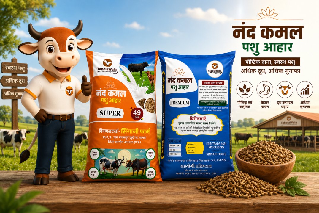 NANDKAMAL CATTLE FEED COMBO ( 49 + 49 ) KG